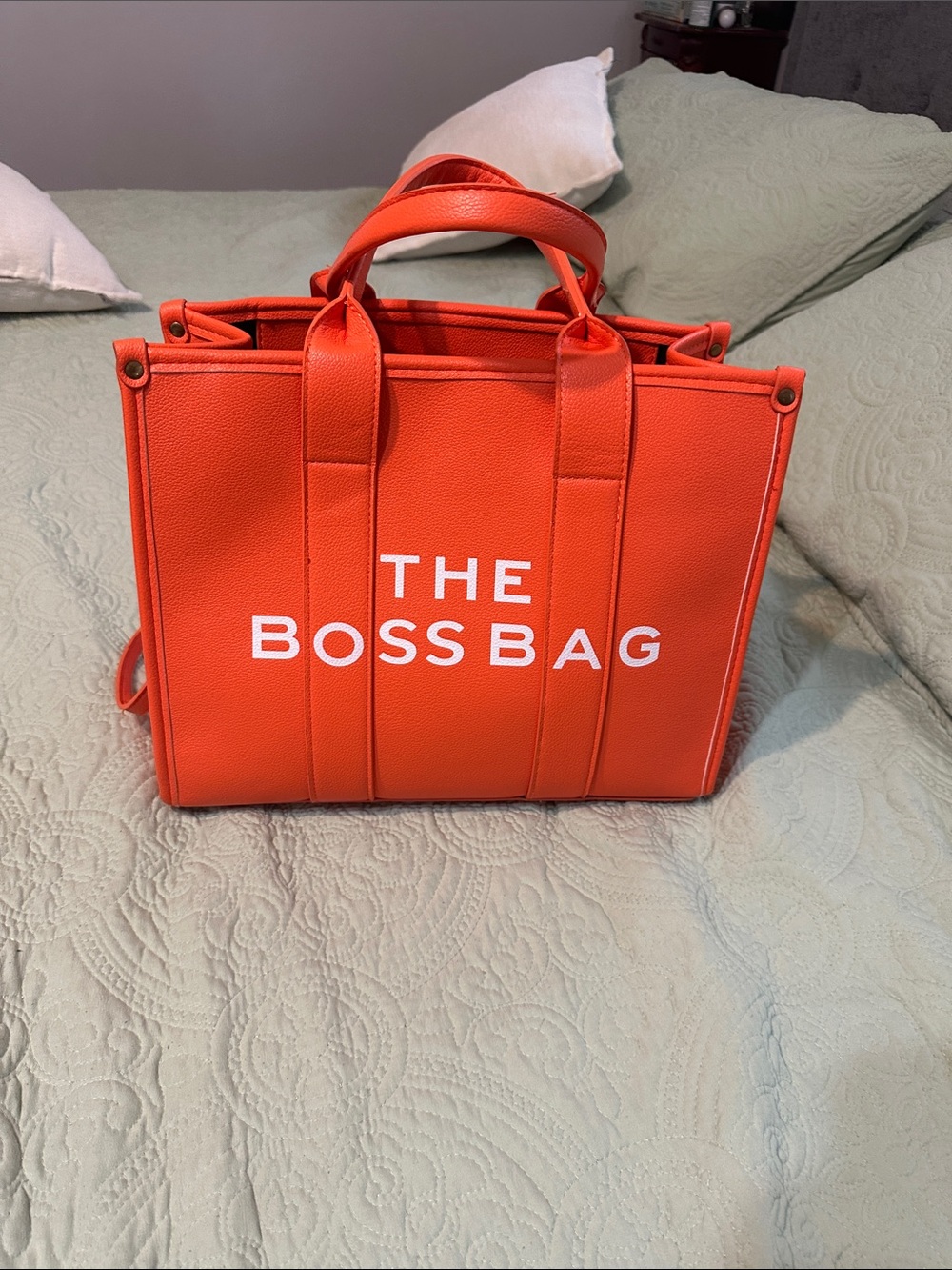 The Boss Bag Orange Tote -